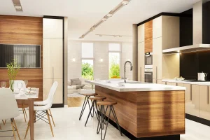 Como decorar salón con cocina americana