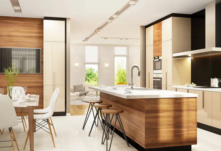 Como decorar salón con cocina americana