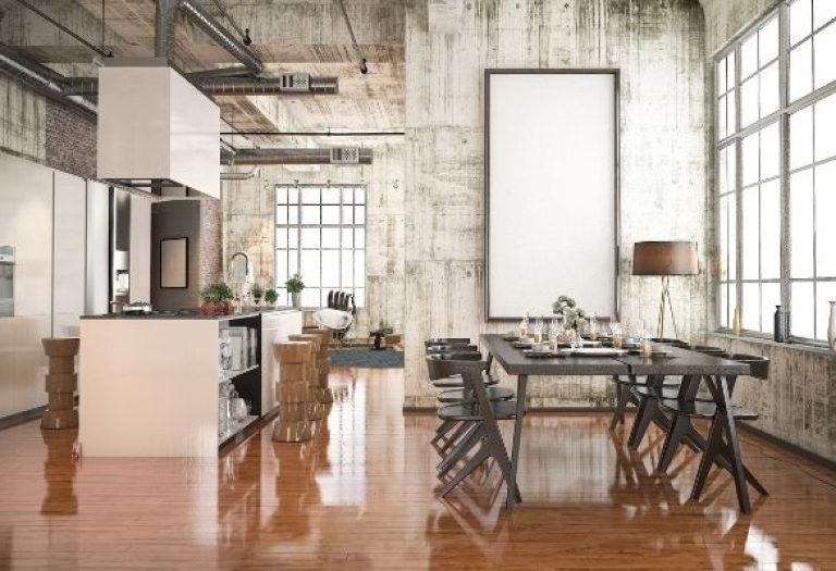 mesa estilo industrial