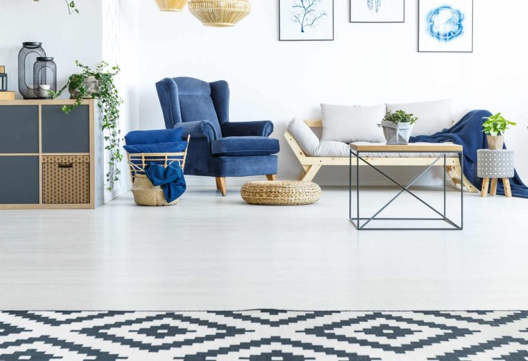 muebles de salon azul